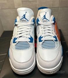 Jordan 4 Retro Blu Militare 36