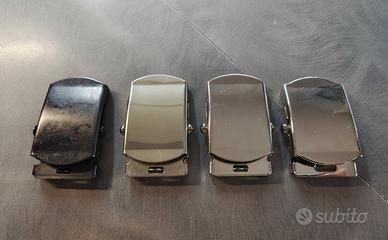 4 Fibbie in metallo