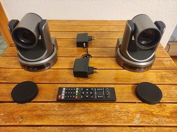 2x PTZOPTICS OBS Streaming Podcast PTZ Telecamere