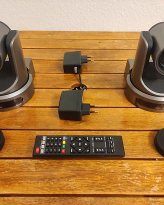 2x PTZOPTICS OBS Streaming Podcast PTZ Telecamere