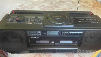 Crown CD-600 Boombox + Irradio MV 329 Austria