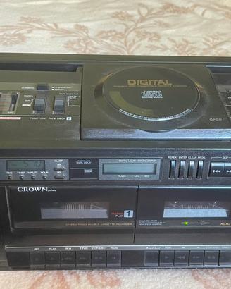Crown CD-600 Boombox + Irradio MV 329 Austria