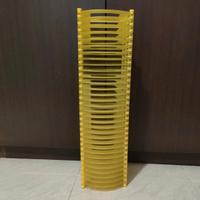 Porta CD vintage giallo