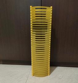 Porta CD vintage giallo