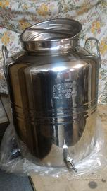 CONTENITORE  IN ACCIAIO  DI OLIO