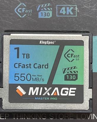 CFast card 1TB nuovi