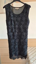 Abito estivo nero con pizzo