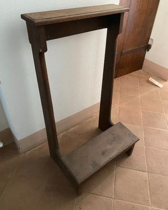Inginocchiatoio antico legno