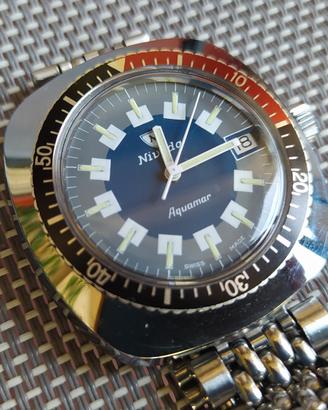orologio Nivada diver  '70s
