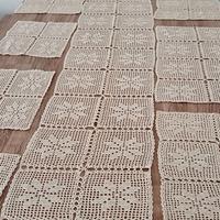 Coordinato artigianale all'uncinetto: 8 pezzi