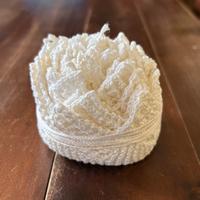 Pizzo fatto ai ferri Vintage “Lungo 221 cm”.