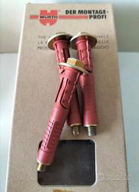  30 pz. Tasselli Wurth Nylon con vite M8x80