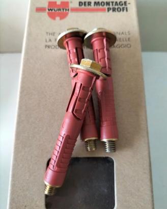  30 pz. Tasselli Wurth Nylon con vite M8x80