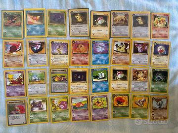 Carte RARE Pokemon vintage prima edizione 