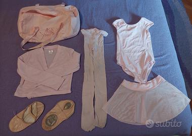 set danza classica bambina 6/8 anni