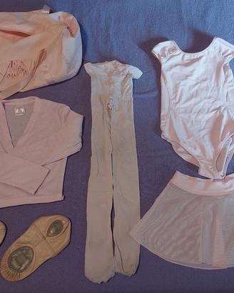 set danza classica bambina 6/8 anni