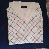 trussardi jeans V neck cotone