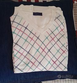trussardi jeans V neck cotone