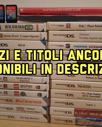 Giochi per Nintendo DS, Nintendo 3DS e Switch 
