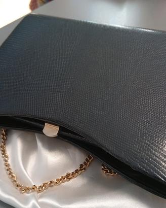 Borsa vintage in pelle di lucertola