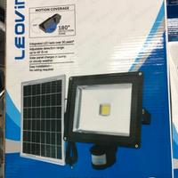 Faro 30w solare led cob sensore di movimento