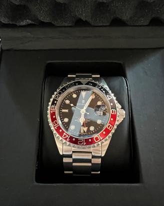 Orologio STEINHART GMT OCEAN ONE BLACK RED 42