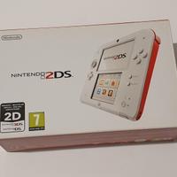 Console Nintendo 2DS - nuova, colore bianco rossa
