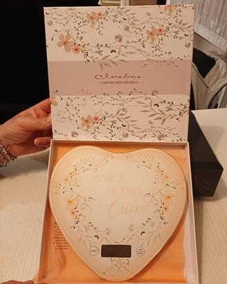 Bilancia da cucina a forma di cuore Claraluna