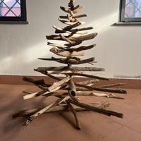 Albero di natale in legno,  h.120 - fatto a mano