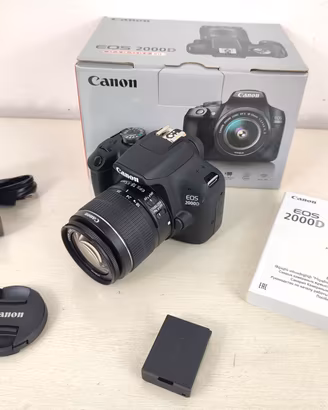 Canon 2000d Video FULL HD Wi-Fi Nuova 1 Scatto