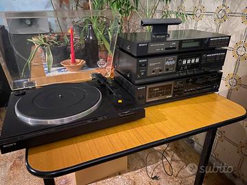 Impianto stereo Sony vintage hi-fi