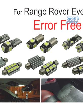KIT 10 LAMPADE LED INTERNE PER LAND ROVER EVOQUE 1