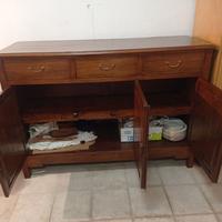 CREDENZA NOCE MASSICCIO 