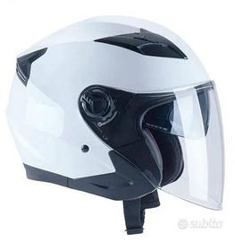 Casco jet JFM bianco taglia L