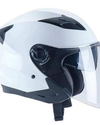 Casco jet JFM bianco taglia L