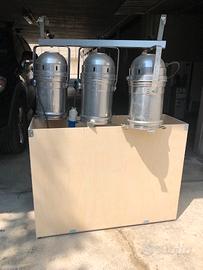 nr.32 PAR 64 completi di lampada e flight case