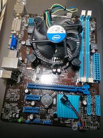 scheda Asus H61M-K +cpu intel 3570 con lga 1155