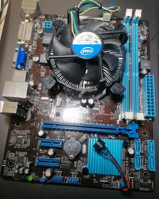 scheda Asus H61M-K +cpu intel 3570 con lga 1155