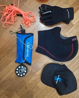 Lotto accessori subacquea Scubapro