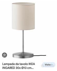 2 Lampade INGARED IKEA panna+lampadine. NUOVE