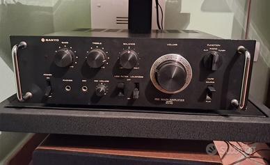 COPPIA AMPLI+ RADIO VINTAGE SANYO
