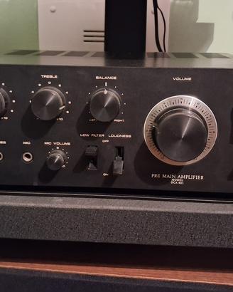 COPPIA AMPLI+ RADIO VINTAGE SANYO
