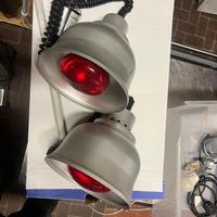 Lampada riscaldante sospesa ad infrarossi in rame