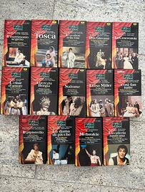 Set videocassette un palco all’opera