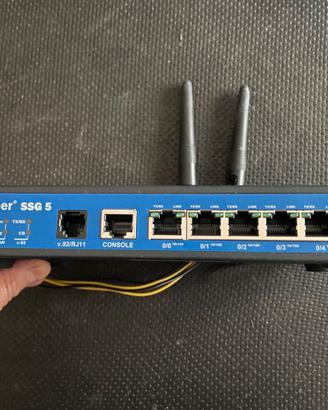 Juniper SSG 5 Wi-Fi alimentato in DC