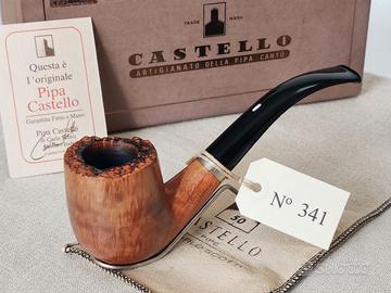 Pipa CASTELLO COLLECTION KKK vera in Argento 925