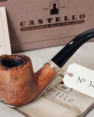 Pipa CASTELLO COLLECTION KKK vera in Argento 925