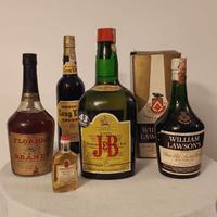 Bottiglie whisky vintage