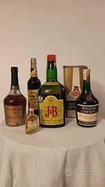 Bottiglie whisky vintage