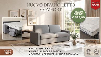 Divano letto Nuovo  consegna gratuita 
